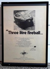 Framed original Classic Car ad