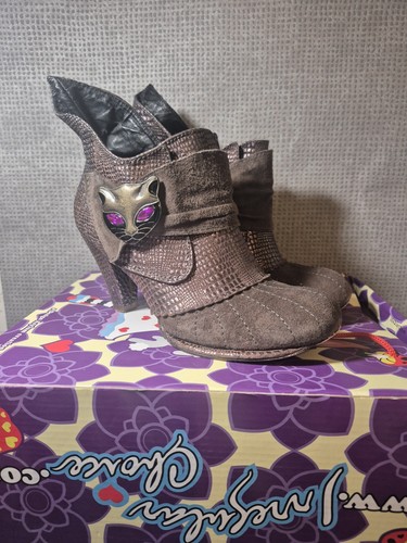 Irregular choice miaow pewter - irregular,