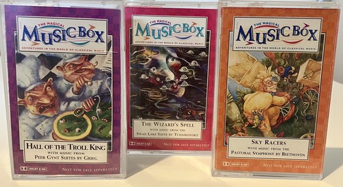 Magical music box cassette - x3,
