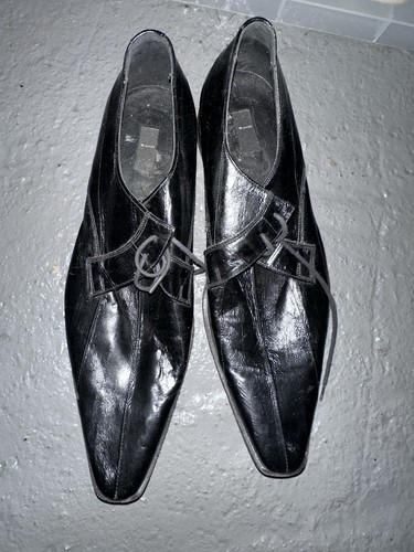 Men groom black leather - black,