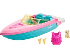 Barbie Boat with Puppy and