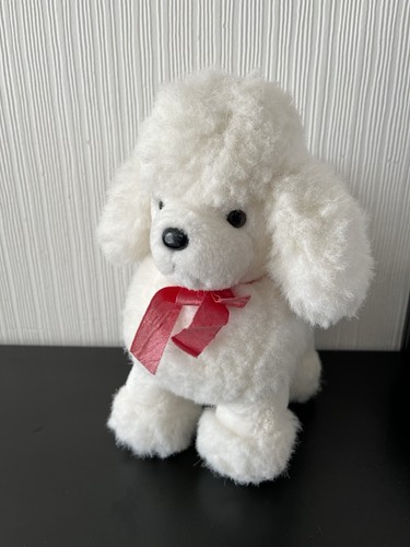 Vintage white french poodle - vintage,
