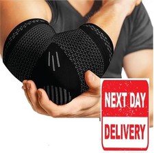 Elbow Brace Support Compression Sleeve Tennis Golfer Arthritis Pain Gym Easy Fit