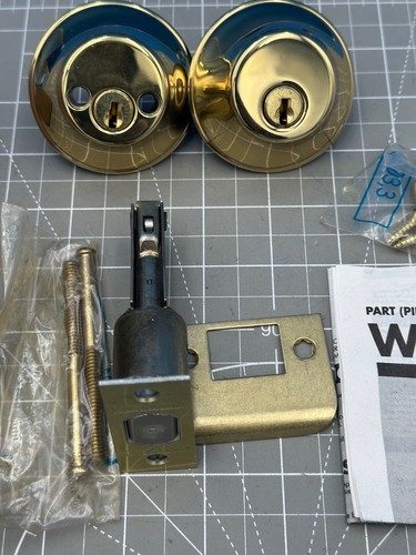 Weiser double sided deadbolt - weiser,