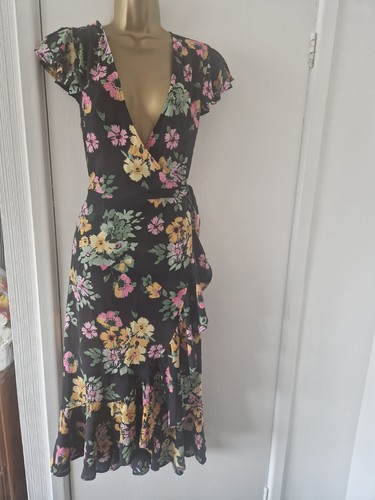 Frank usher floral - wrap, dress