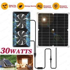 Solar Powered Fan 12V 30W