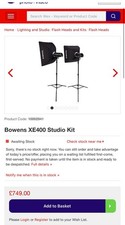Bowens XE400 Studio Flash Kit