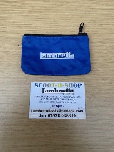 Lambretta key pouch zipper - key,