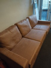 Nabru modula, brown,three seater sofa, excellent condition 