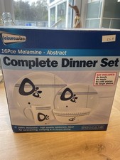 Melamine Dinner Set Plates, Cups, Dishes, Milk Jug, Sugar Bowl for Camping