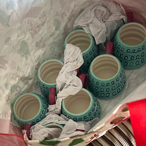 Piece ceramic coffee mug - 6-piece,
