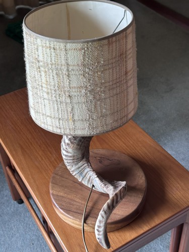 1950 rams horn table - rams,