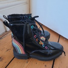 Girls Next Patent Boots Size