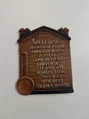Vintage welcome sign plaque - welcome,