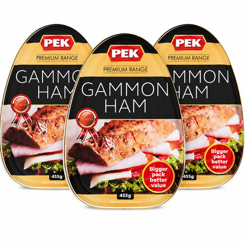 Pek premium gammon ham - 455g, x