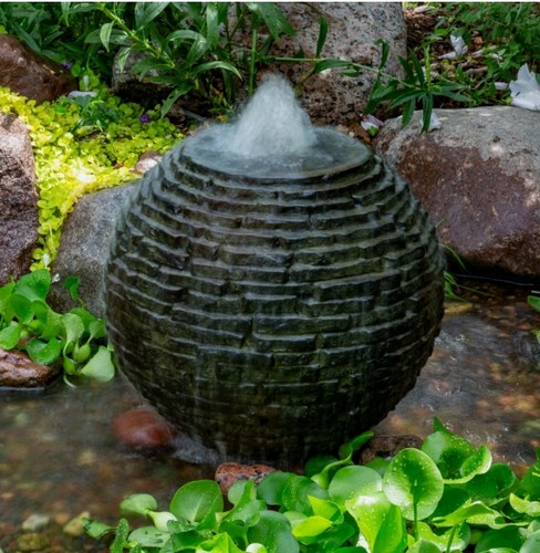 Aquascape stacked slate sphere - stacked,