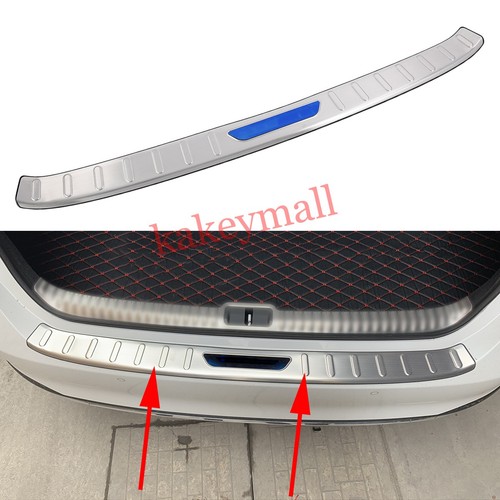 Steel rear bumper guard plate - rear,