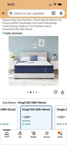 Mattress king size - mattress,