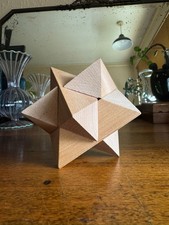 Wooden Burr Puzzle 3D