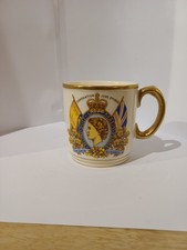 Vintage New Hall Hanley Queen Elizabeth II Coronation 1953 Commemorative Mug 