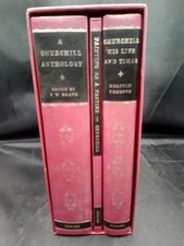 Winston Churchill Anthology Box Set Odhams 3 x Hardback Books 1962 With Slipcase