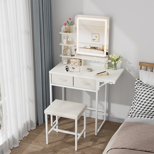 Dressing table with drawer - drawer, led