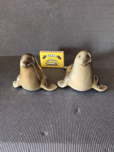 Pair vintage pottery - pair,