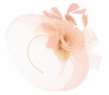 Large Fascinator Headband Aliceband Hat Weddings Ladies Day Races Royal Ascot