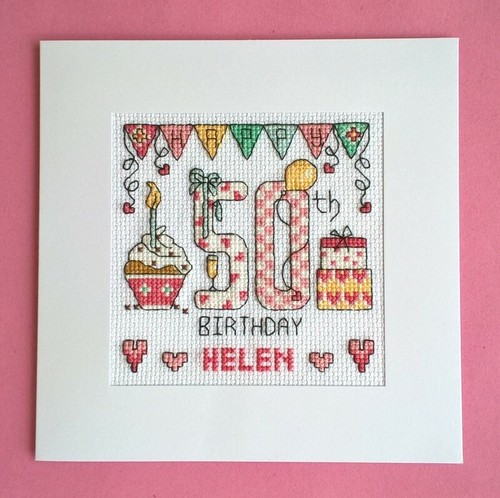 Happy 50th birthday cross - 50th,