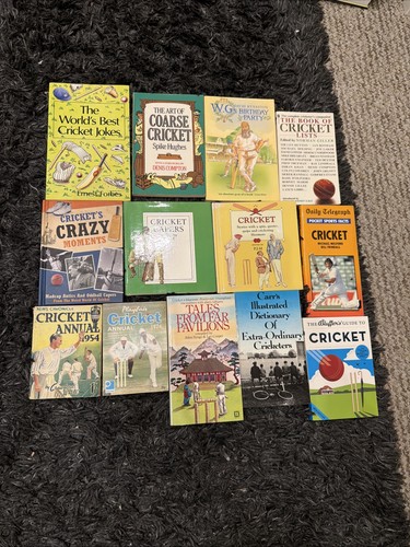 Cricket book bundle job lot - cricket,
