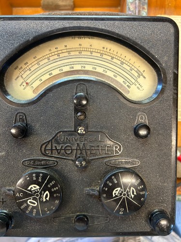 Vintage universal avometer - vintage,