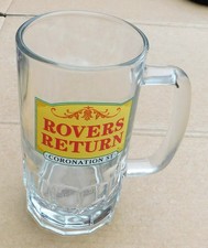 Official Rovers Return / Coronation Street Pint Glass / Pot. Drink.