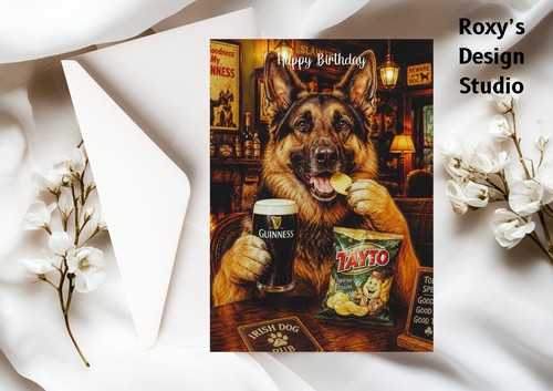 Funny german shepherd birthday - funny,