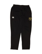 CANTERBURY Mens Tracksuit Trousers Large  Black Polyester CH13