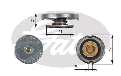 Gates radiator cap for - gates,