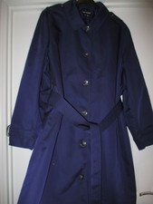 NEW QVC CENTIGRADE Ladies Mac Size UK 3XL - Navy
