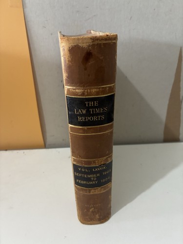 Antique leather bound law - leather,