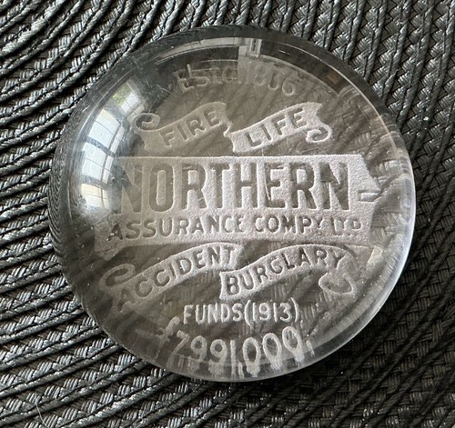 Antique glass paperweight - antique,