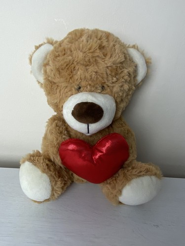 Bear plush with valentine - plush, valentine's