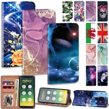 For Motorola Moto E13/G30/G13/G23/G32/G73 PU Leather Phone Stand Cover Case