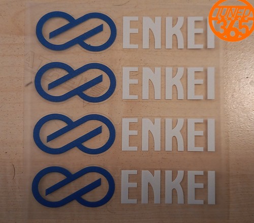 Enkei racing wheel stickers - enkei,