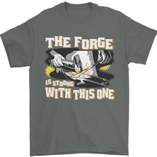 The Forge is Strong With This One Blacksmith Mens T-Shirt 100% Cotton