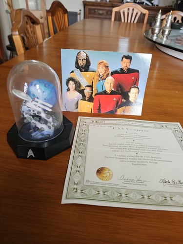 Franklin mint star - franklin, trek