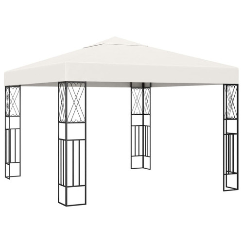 Gazebo 8 cream fabric - gazebo,