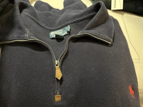 Ralph lauren navy zip 3x - ralph,