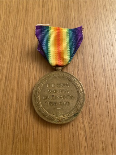 Ww1 victory medal awarded - medal,