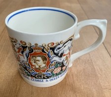 1937 George V1 Elizabeth Coronation Commemorative Mug