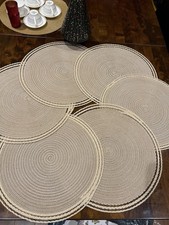 Hand Woven Round Placemats &