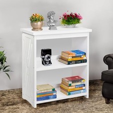 Natural Wood Bookshelf, 3 Tier