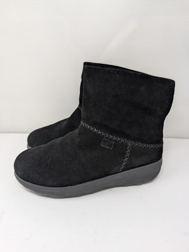 Fitflop womens all black suede - fitflop,